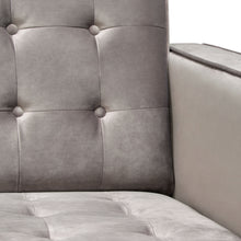Load image into Gallery viewer, Juniper Tufted Chair in Champagne Grey Velvet by Diamond Sofa
