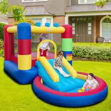 Load image into Gallery viewer, 4-in-1 Jigsaw Theme Inflatable Bounce House with 480W Blower