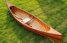 Load image into Gallery viewer, Wooden Canoe With Ribs Curved bow 10ft