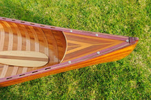 Load image into Gallery viewer, Wooden Canoe With Ribs Curved bow 10ft