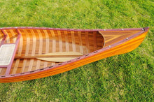 Load image into Gallery viewer, Wooden Canoe With Ribs Curved bow 10ft