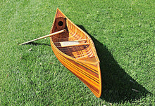 Load image into Gallery viewer, Wooden Canoe With Ribs Curved Bow Matte Finish 10 ft