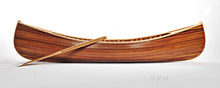 Load image into Gallery viewer, Wooden Canoe With Ribs Matte Finish- 6'L