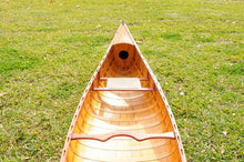 Load image into Gallery viewer, Wooden Canoe With Ribs Curved Bow 12 ft