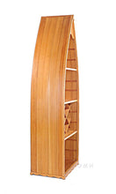 Load image into Gallery viewer, Wooden Canoe Wine Shelf