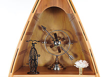 Load image into Gallery viewer, Wooden Canoe Wine Shelf