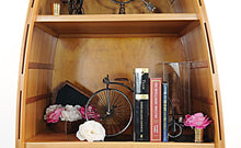 Load image into Gallery viewer, Wooden Canoe Wine Shelf