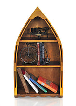 Load image into Gallery viewer, Wooden Canoe Book Shelf Small
