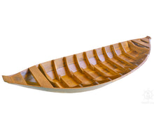 Load image into Gallery viewer, Small South East Asia Sampan Boat Teal Bottom Thuyen Ba La Tam Ban