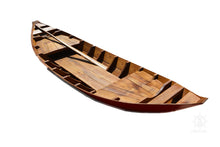 Load image into Gallery viewer, Small South East Asia Sampan Boat Teal Bottom Thuyen Ba La Tam Ban