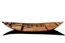 Load image into Gallery viewer, Small South East Asia Sampan Boat Red Bottom Thuyen Ba La Tam Ban