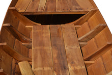 Load image into Gallery viewer, Small South East Asia Sampan Boat Red Bottom Thuyen Ba La Tam Ban