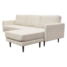 Load image into Gallery viewer, Kelsey Reversible Chaise Sectional in Cream Fabric by Diamond Sofa