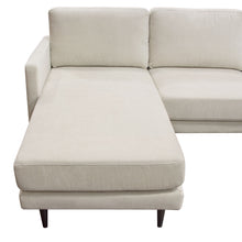 Load image into Gallery viewer, Kelsey Reversible Chaise Sectional in Cream Fabric by Diamond Sofa