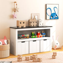 Load image into Gallery viewer, Kids Toy Storage Organizer with Blackboard Top-3-Drawer