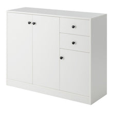 Load image into Gallery viewer, Modern Buffet Sideboard with 2 Pull-out Drawers and Adjustable Shelf for Kitchen-White