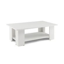 Load image into Gallery viewer, Large 36 Inch 2-tier Wooden Modern Coffee Table with Storage Shelf