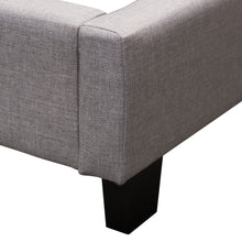 Load image into Gallery viewer, Madison Ave Tufted Wing Queen Bed in Light Grey Button Tufted Fabric by Diamond Sofa