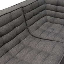 Load image into Gallery viewer, Marshall 3PC Corner Modular Sectional w/ Scooped Seat in Grey Fabric by Diamond Sofa