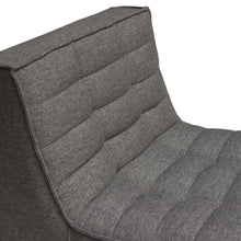 Load image into Gallery viewer, Marshall Scooped Seat Armless Chair in Grey Fabric by Diamond Sofa