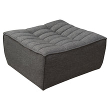 Load image into Gallery viewer, Marshall Scooped Seat Ottoman in Grey Fabric by Diamond Sofa
