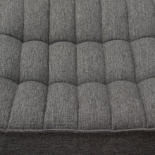 Load image into Gallery viewer, Marshall Scooped Seat Ottoman in Grey Fabric by Diamond Sofa