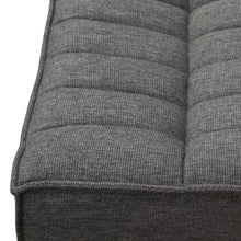 Load image into Gallery viewer, Marshall Scooped Seat Ottoman in Grey Fabric by Diamond Sofa