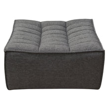 Load image into Gallery viewer, Marshall Scooped Seat Ottoman in Grey Fabric by Diamond Sofa