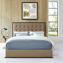 Load image into Gallery viewer, Madeline Upholstered Fabric Queen Bed Frame by Modway