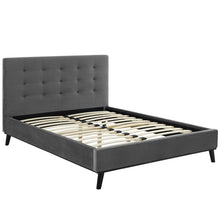 Load image into Gallery viewer, McKenzie Biscuit Tufted Performance Velvet Queen Platform Bed by Modway