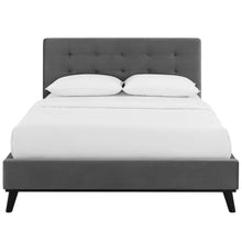 Load image into Gallery viewer, McKenzie Biscuit Tufted Performance Velvet Queen Platform Bed by Modway