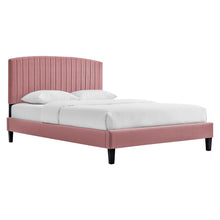 Load image into Gallery viewer, Alessi Performance Velvet Queen Platform Bed by Modway