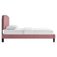 Load image into Gallery viewer, Alessi Performance Velvet Queen Platform Bed by Modway