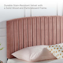 Load image into Gallery viewer, Alessi Performance Velvet Queen Platform Bed by Modway