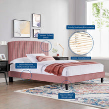 Load image into Gallery viewer, Alessi Performance Velvet Queen Platform Bed by Modway
