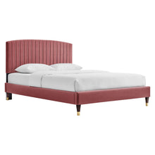 Load image into Gallery viewer, Alessi Performance Velvet Queen Platform Bed by Modway