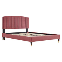 Load image into Gallery viewer, Alessi Performance Velvet Queen Platform Bed by Modway
