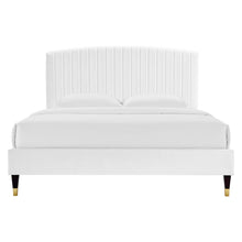 Load image into Gallery viewer, Alessi Performance Velvet Queen Platform Bed by Modway