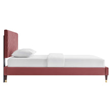 Load image into Gallery viewer, Roxanne Performance Velvet Queen Platform Bed by Modway