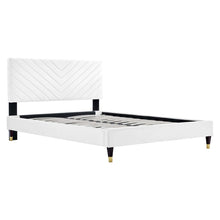 Load image into Gallery viewer, Roxanne Performance Velvet Queen Platform Bed by Modway