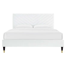 Load image into Gallery viewer, Roxanne Performance Velvet Queen Platform Bed by Modway