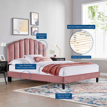 Load image into Gallery viewer, Daisy Performance Velvet Queen Platform Bed by Modway