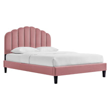 Load image into Gallery viewer, Daisy Performance Velvet Queen Platform Bed by Modway