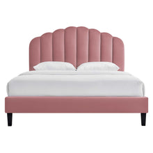 Load image into Gallery viewer, Daisy Performance Velvet Queen Platform Bed by Modway