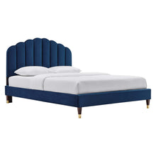 Load image into Gallery viewer, Daisy Performance Velvet Queen Platform Bed by Modway