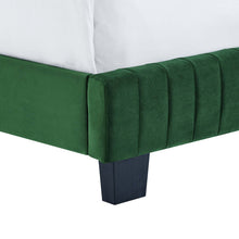 Load image into Gallery viewer, Celine Channel Tufted Performance Velvet Queen Bed by Modway