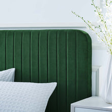 Load image into Gallery viewer, Celine Channel Tufted Performance Velvet King Platform Bed by Modway