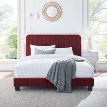 Load image into Gallery viewer, Celine Channel Tufted Performance Velvet King Platform Bed by Modway