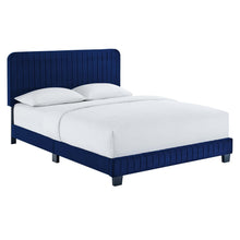 Load image into Gallery viewer, Celine Channel Tufted Performance Velvet King Platform Bed by Modway