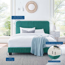 Load image into Gallery viewer, Celine Channel Tufted Performance Velvet King Platform Bed by Modway